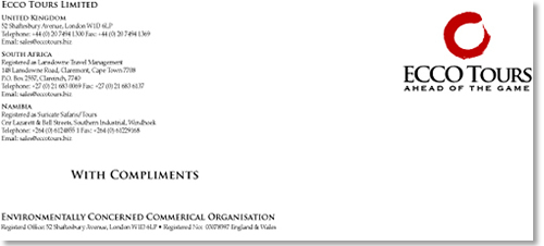 ecco compliment slip
