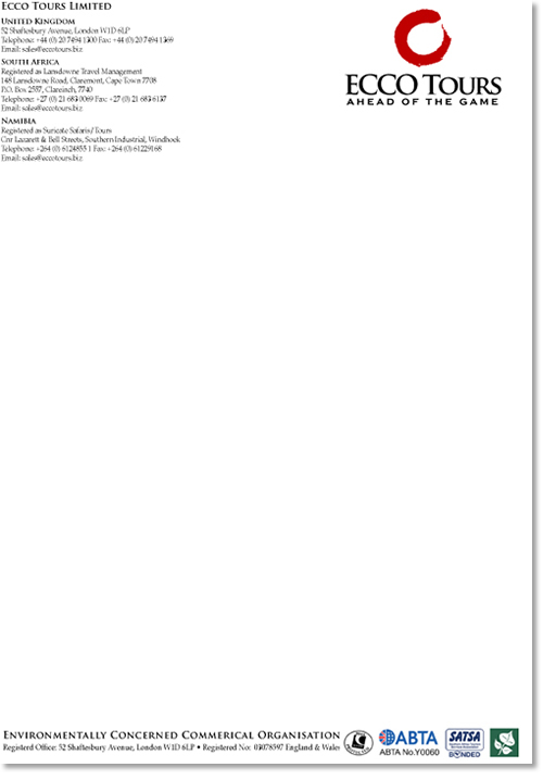 ecco letterhead